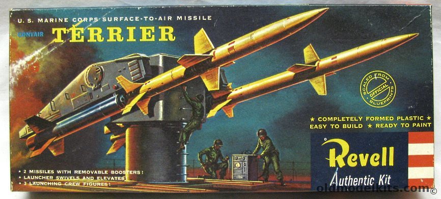 Revell 1/40 Convair Terrier RIM-2 Missiles with Launcher - 'S' Issue, H1813-98 plastic model kit